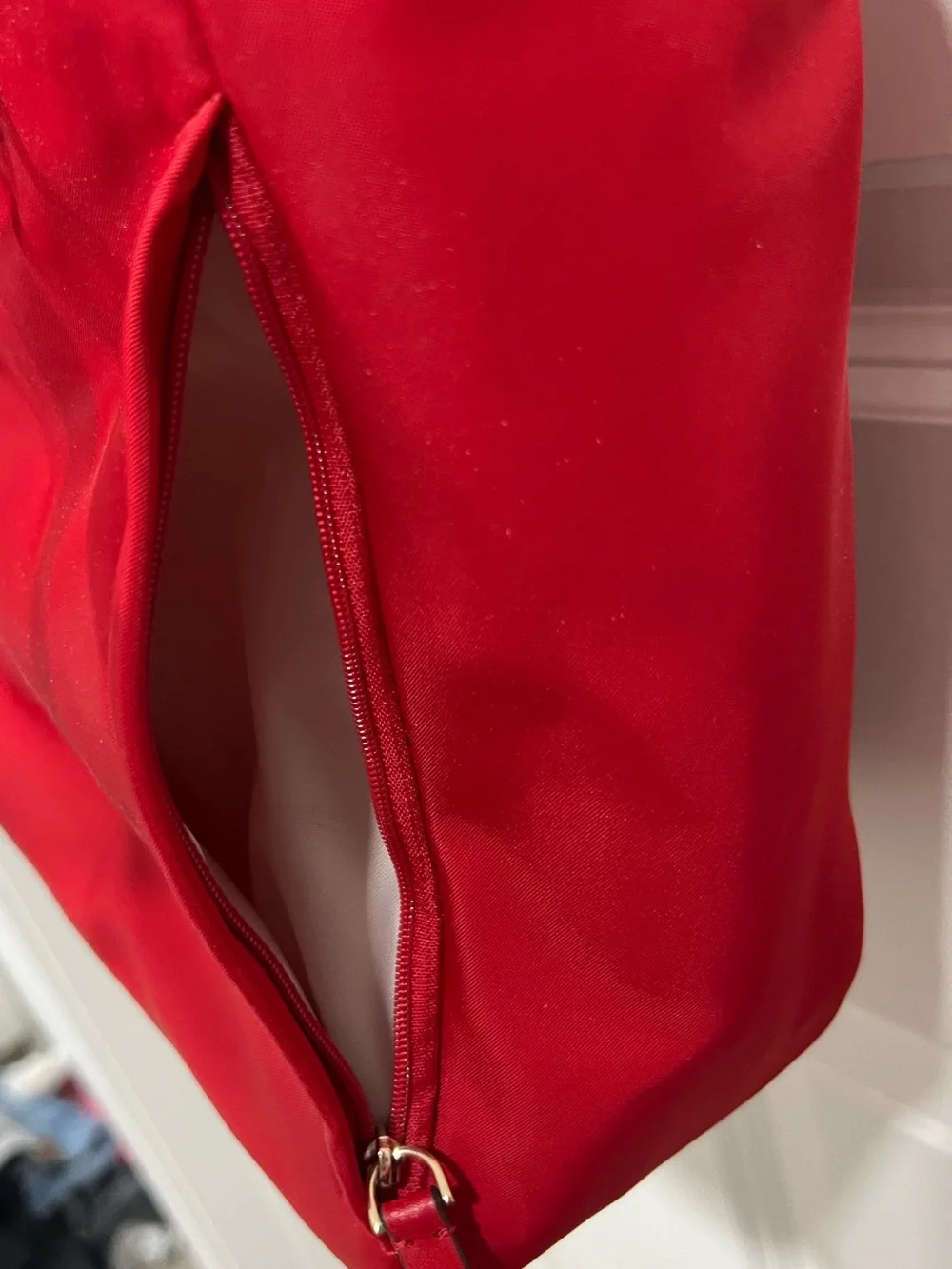 Kate Spade Red Convertible Shoulder Tote Bag
